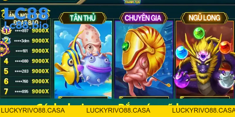 Ngũ Long Bắn Cá – Bí Quyết Săn Cá Boss Thánh Công Trong Game