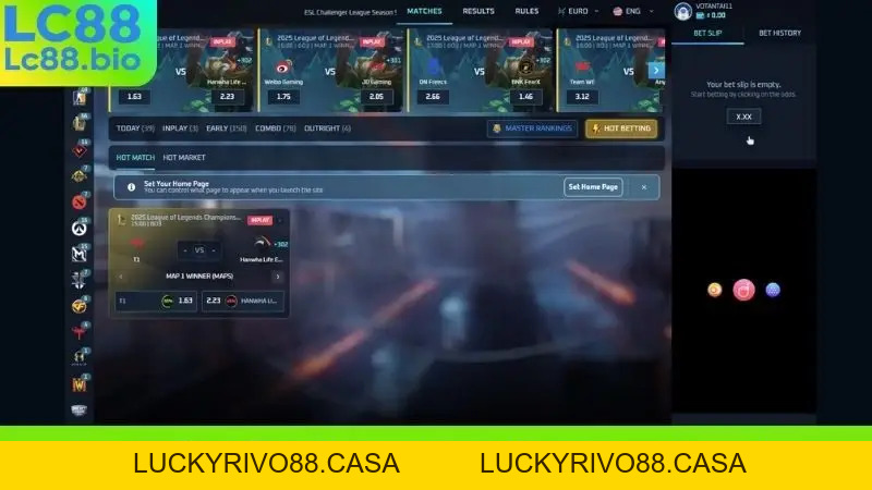 Esports LC88 - Nơi Bùng Cháy Đam Mê, Thưởng Siêu Khủng!